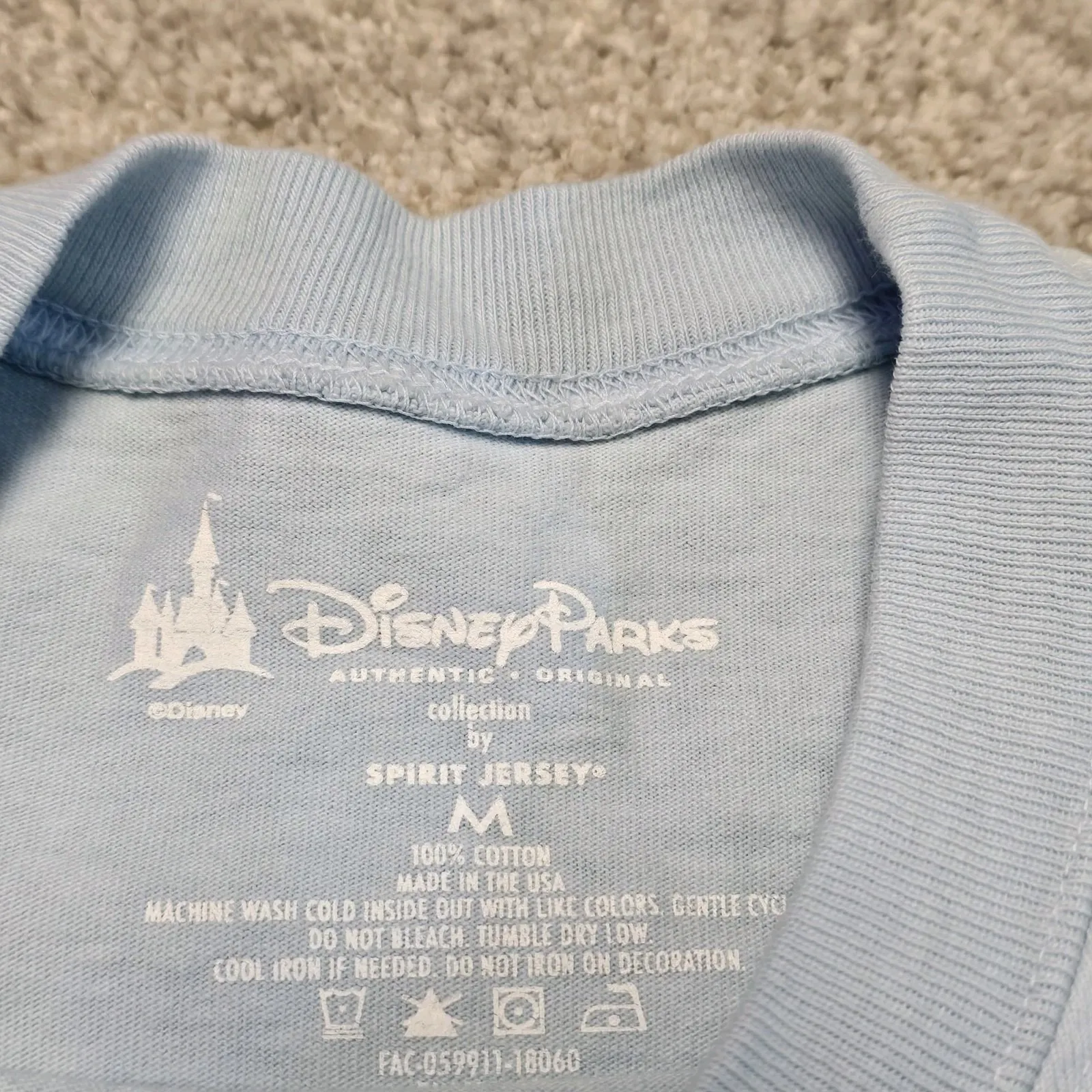 Disney Parks Spirit Jersey Walt Disney World Cinderella Glass Slipper Glitter MD - Image 7