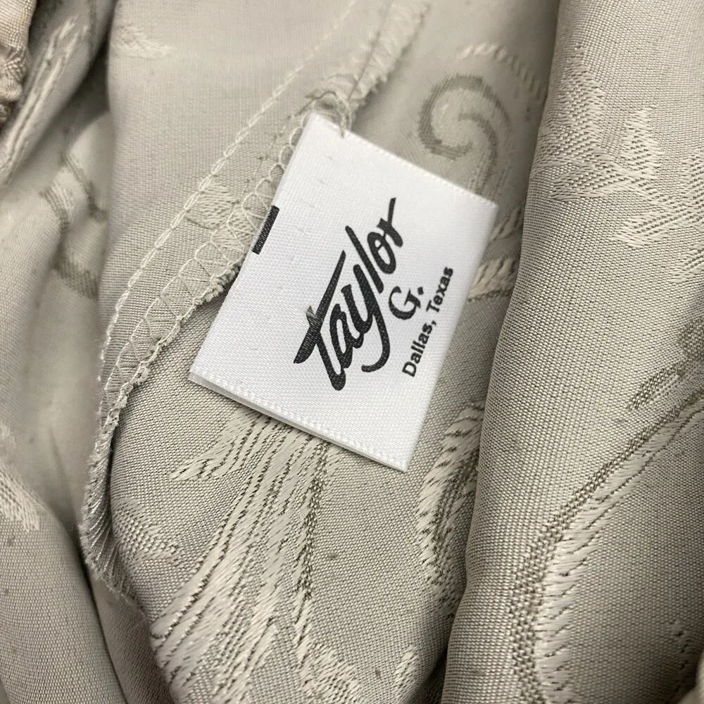 Vintage Y2K Large Long Skirt Gray Embroidered Classic 90 Normcore Maxi Academia - Image 7