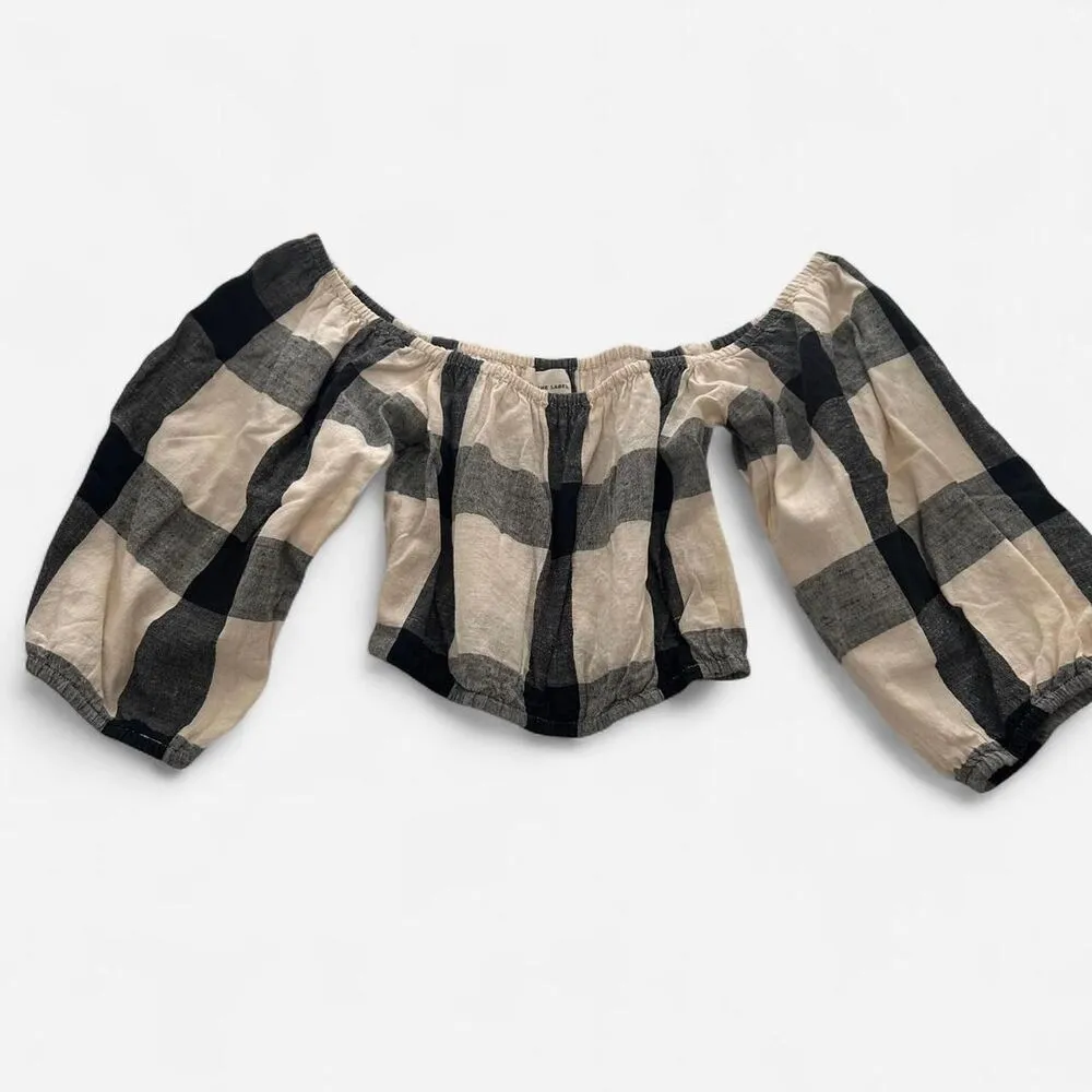 Laude the Label 100% Cotton Checkered Off - Image 3