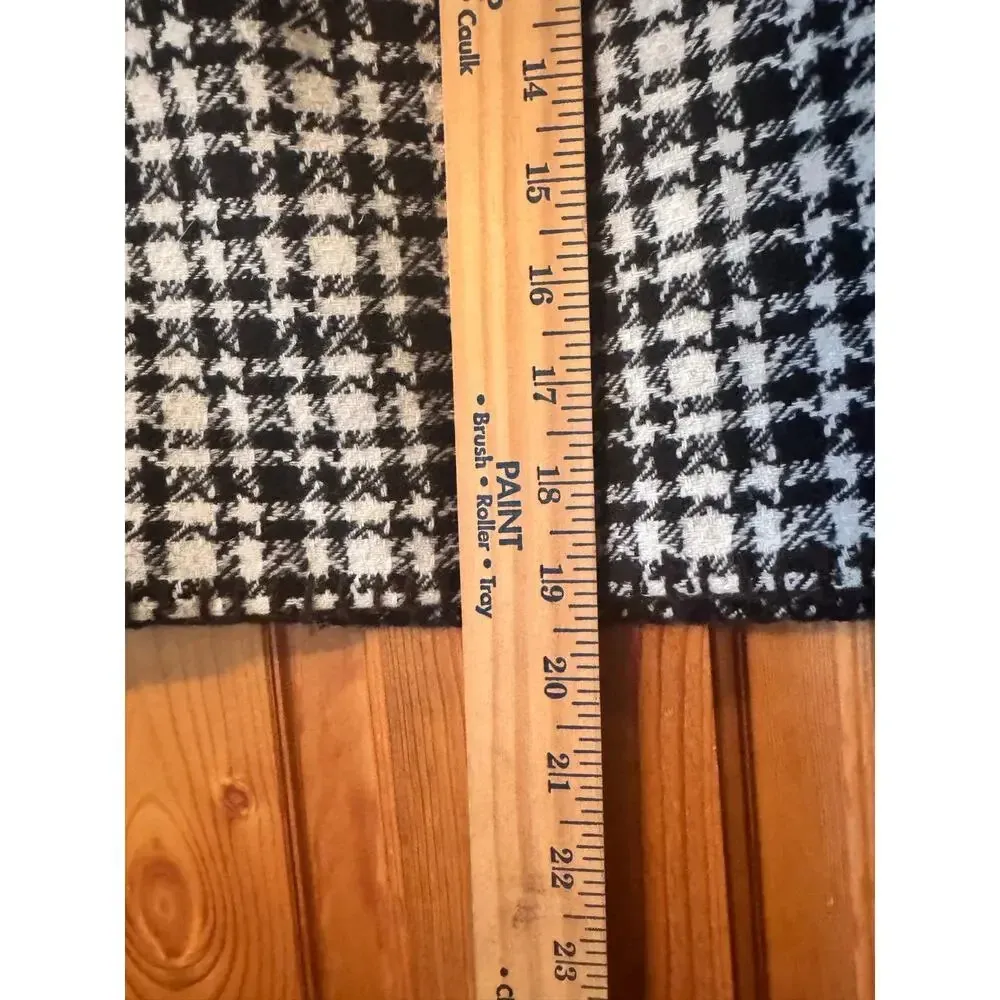 Eddie Bauer wool blend plaid faux wrap lined skirt 14 careerwear fall classic - Image 6