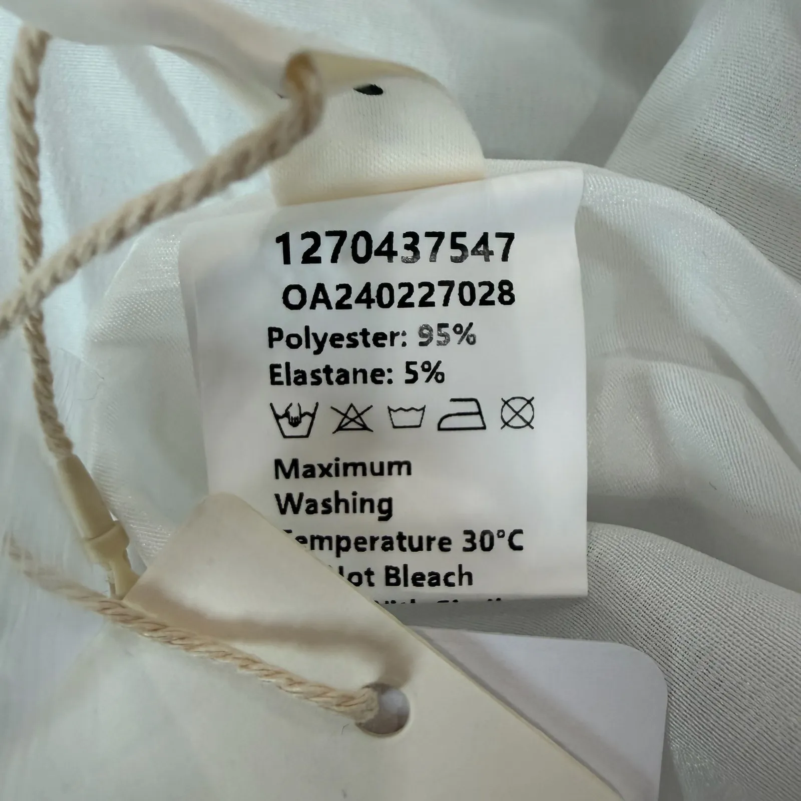 Commense Coastal Frenchy Cottage Flowy Button Split Long Dress White Maxi Small - Image 6