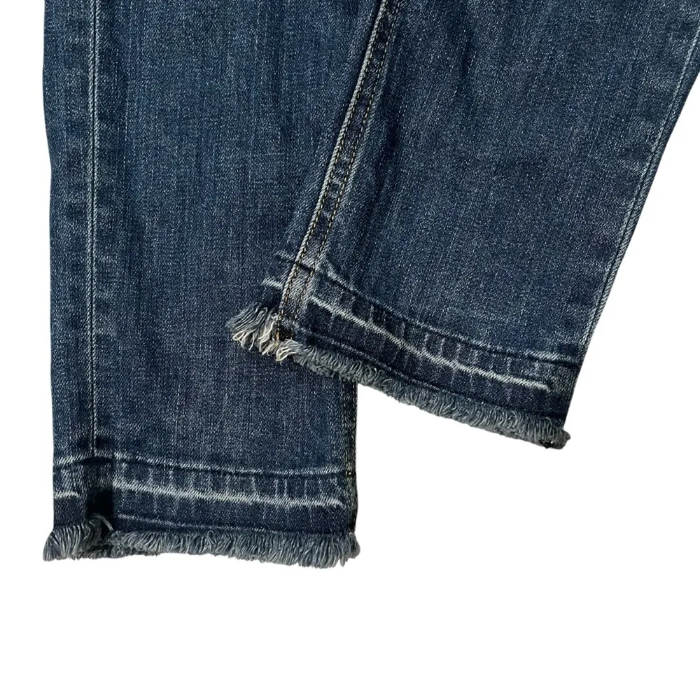 Rag & Bone Dre Distressed Low-Rise Slim Jeans in Canyon Wash, Sz 26 - Image 13