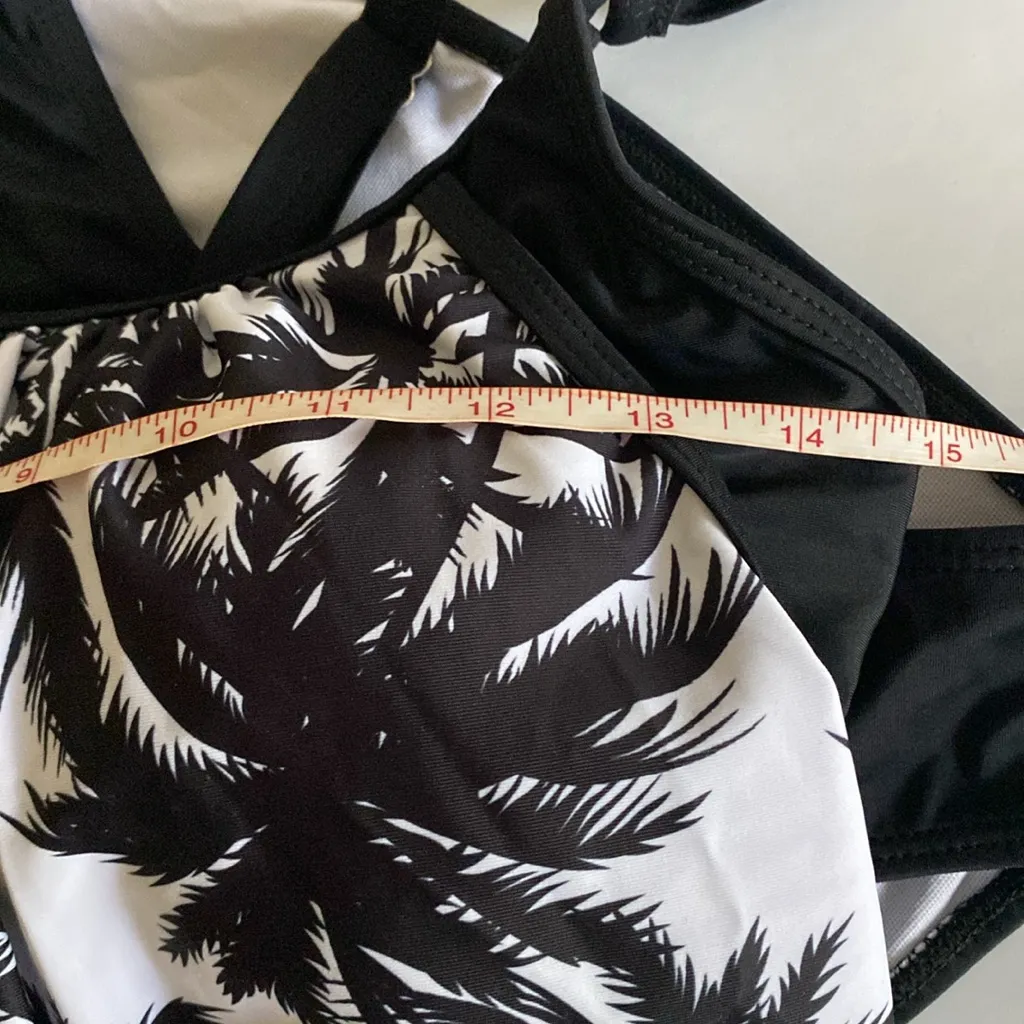 ZAFUL 2pc Tankini Swimsuit High Waisted Tummy Control Bathing Suit Set medium - Image 9