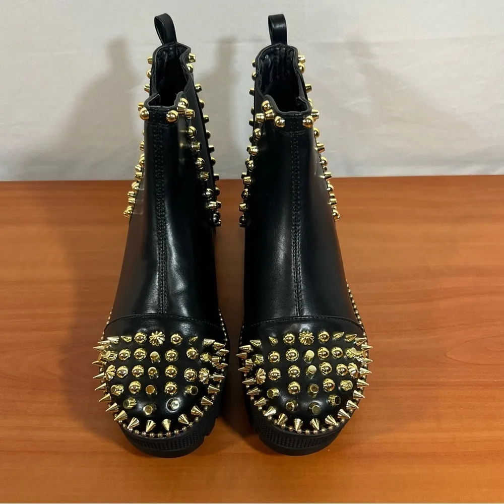 Cape Robbin Black Spiky Ankle Boot NEW Women’s Size 6 - Image 2