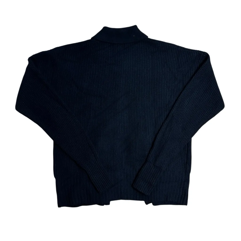 Brooks Brothers Black Wool / Cashmere Blend Cardigan Womens L - Image 8