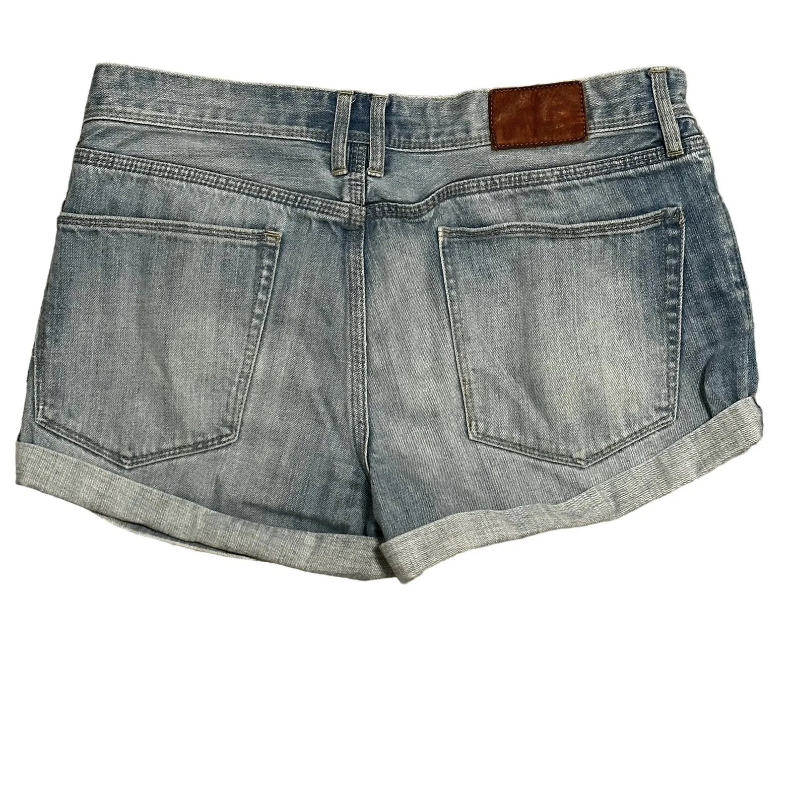 Madewell Jean Shorts Women's Size 30 Blue‎ Denim Mid Rise Light Wash Pockets - Image 2