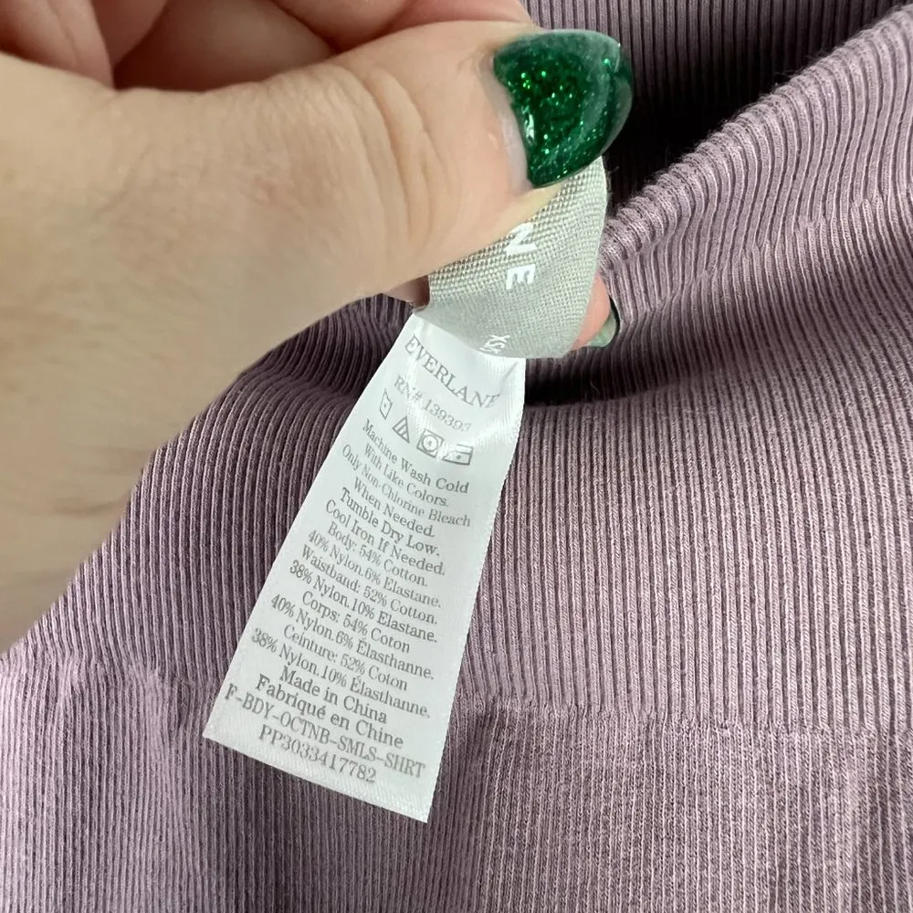 NWT Everlane Seamless Bike Short Light Purple Size XS/S XS/Small NEW - Image 9