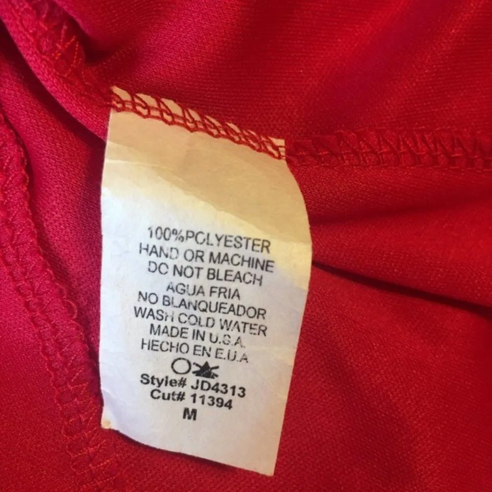 J&M clothing medium burgundy dress Red - Image 3