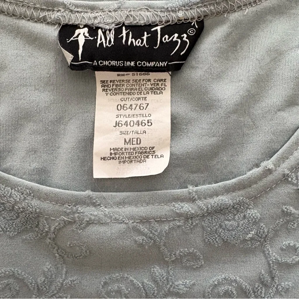 All That Jazz Vintage Y2K Knee Length Burnout Scroll Shift Dress Size Medium EUC - Image 5