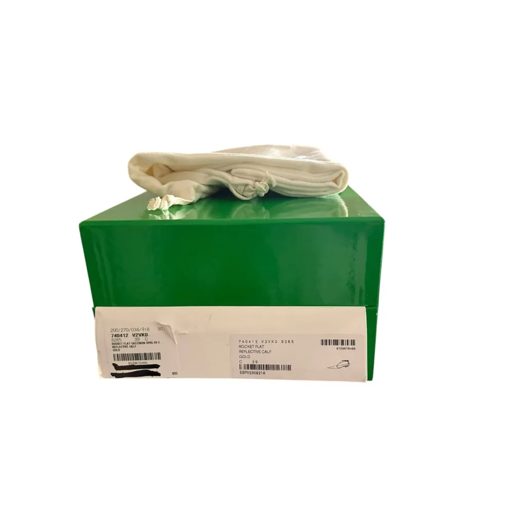 NWT & Box Bottega Veneta Patent Leather Rocket T-Bar Ballerina Flats EU 39/US 9 - Image 15