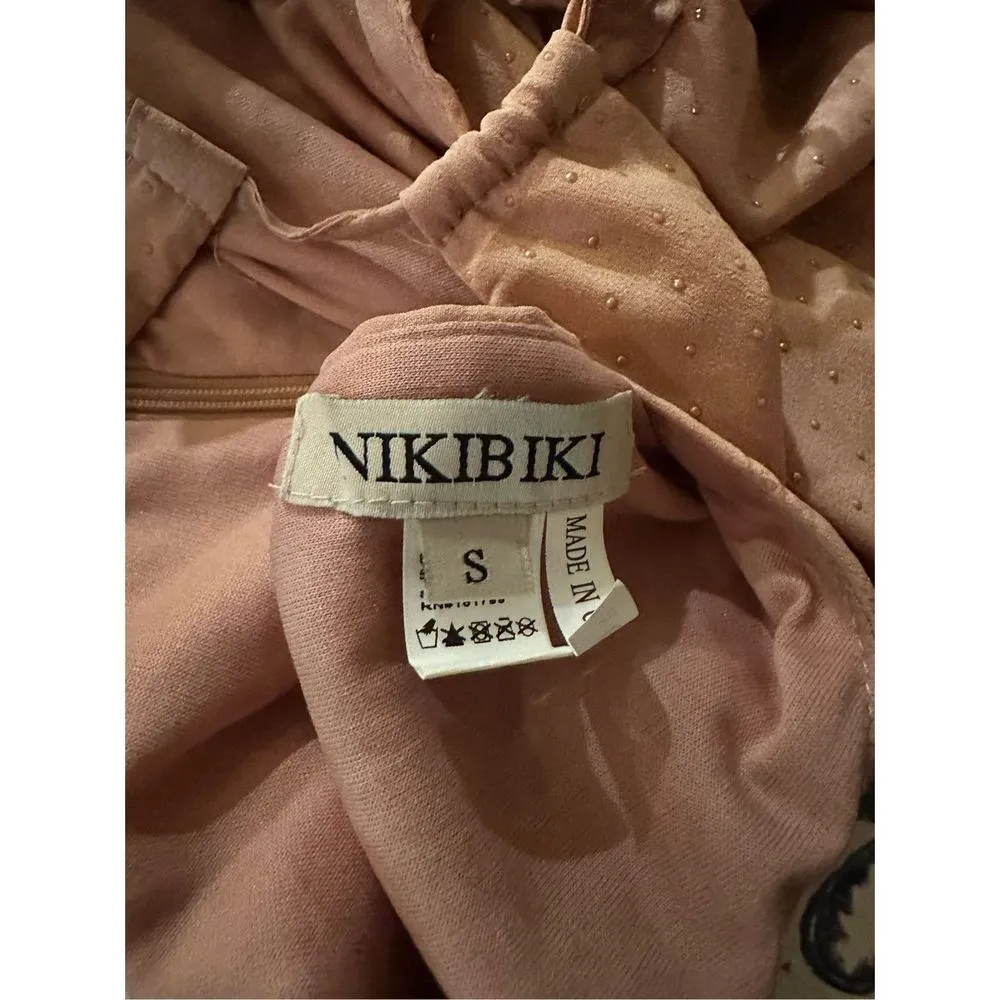 NikiBiki One Piece Beaded Jumpsuit Size Small - Image 4