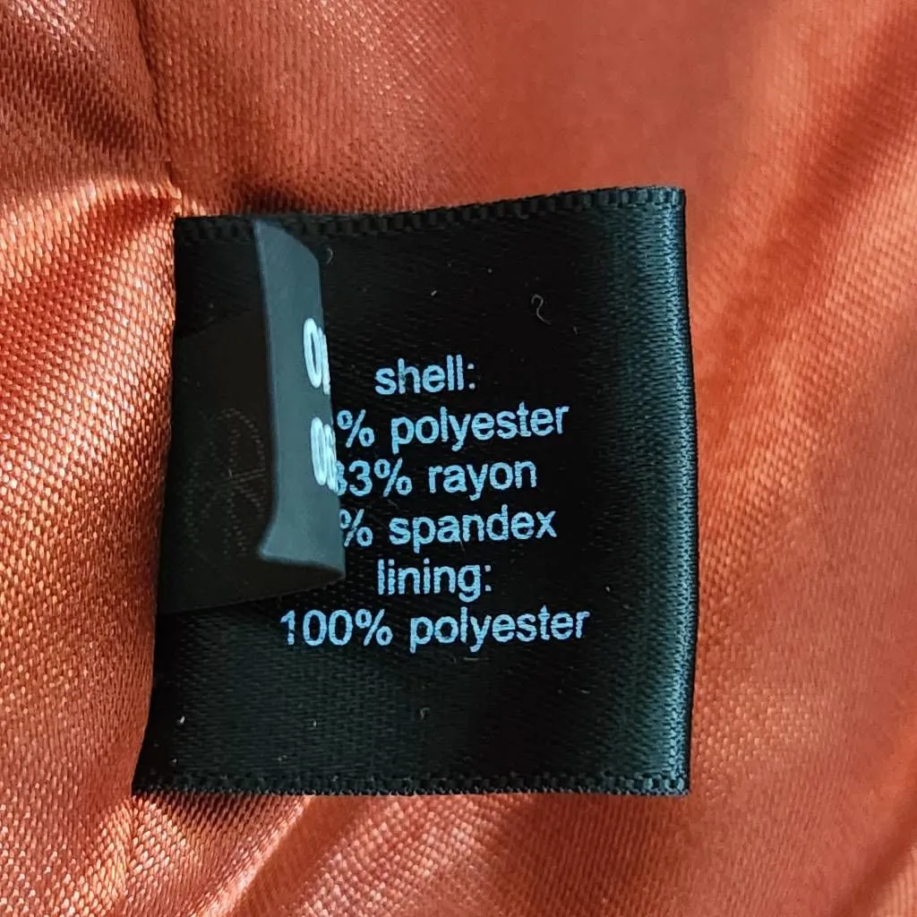 The Limited Orange Belted Coat NWT Size Medium Dark Orange Trench Coat - Image 11