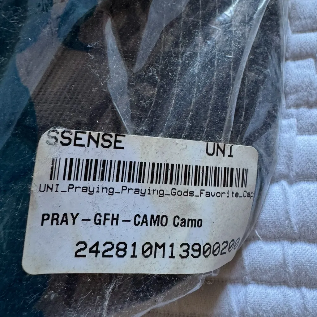 PRAYING SSENSE Exclusive Khaki 'God's Favorite' Real Tree Cap Green - Image 6