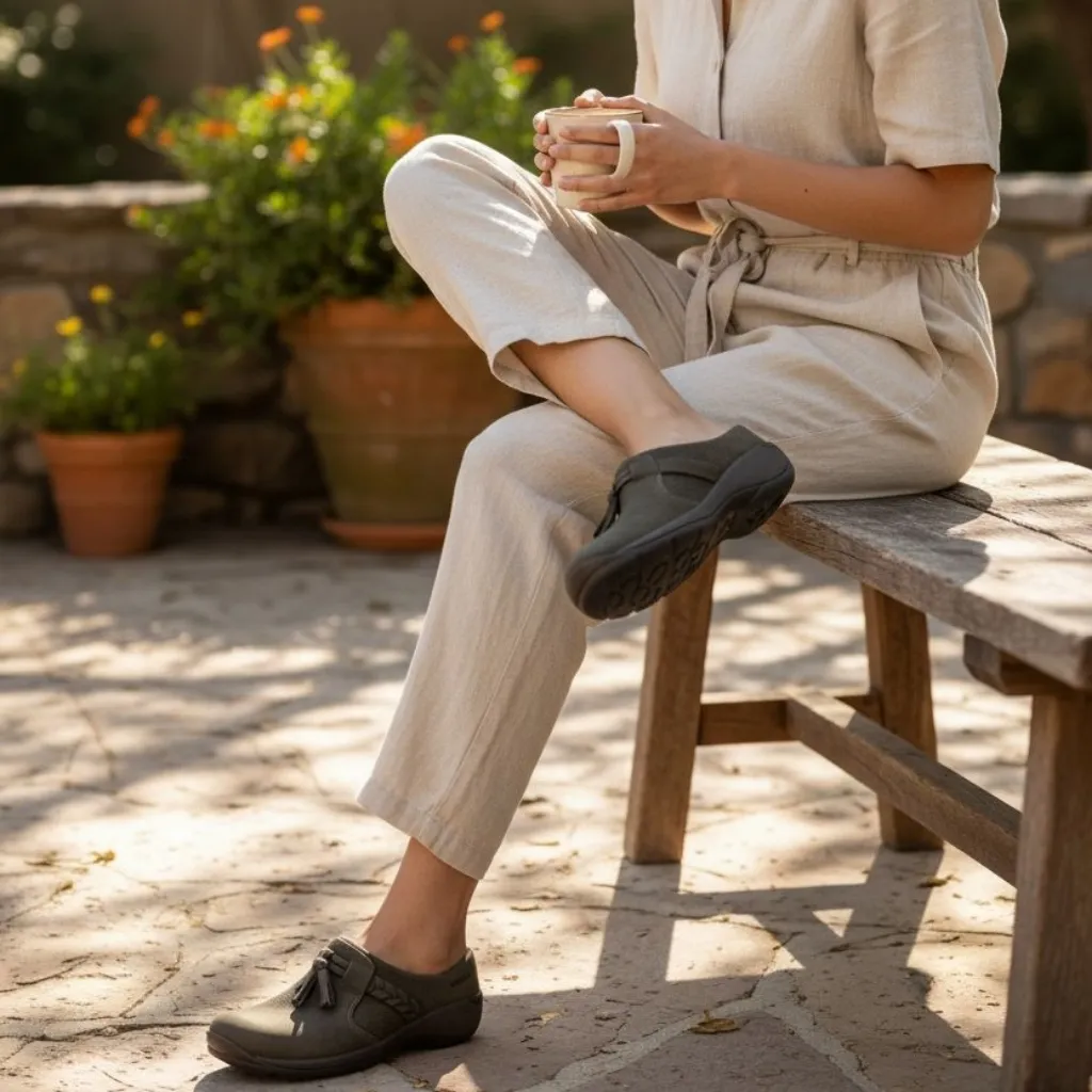 Merrell  Encore Braided Slide Q2 Clogs GUC Size 6   S3949 - Image 8