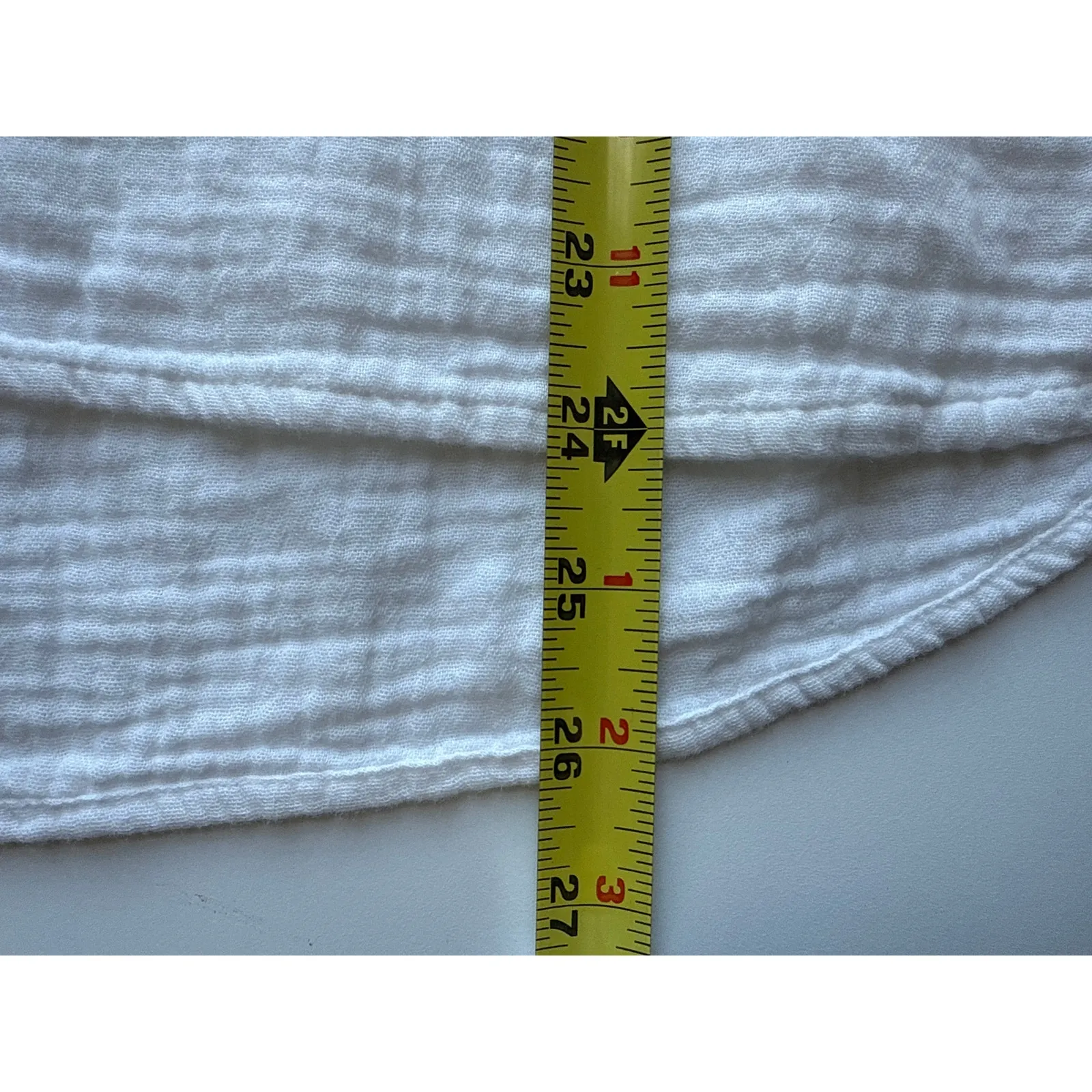 FAHERTY Dream Desmond Organic Cotton Top In White Size Medium - Image 6