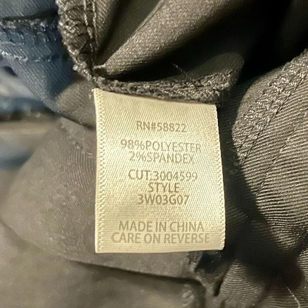 Max Studio Black Dress Twill Cargo Pants 2X - Image 8