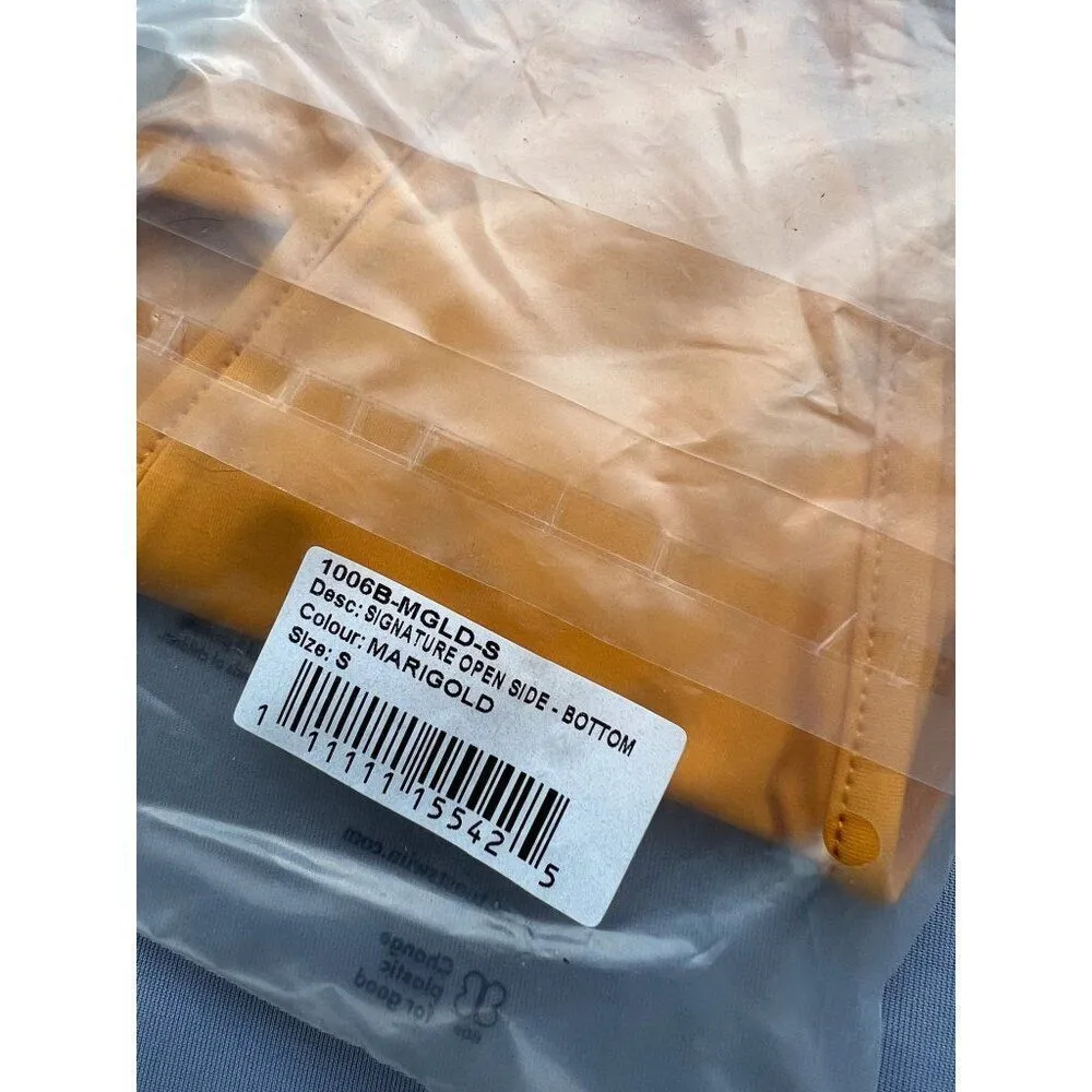 Toast Swim x Free People Signature Open Side Bottom in Marigold Yellow NWT Small - Image 5