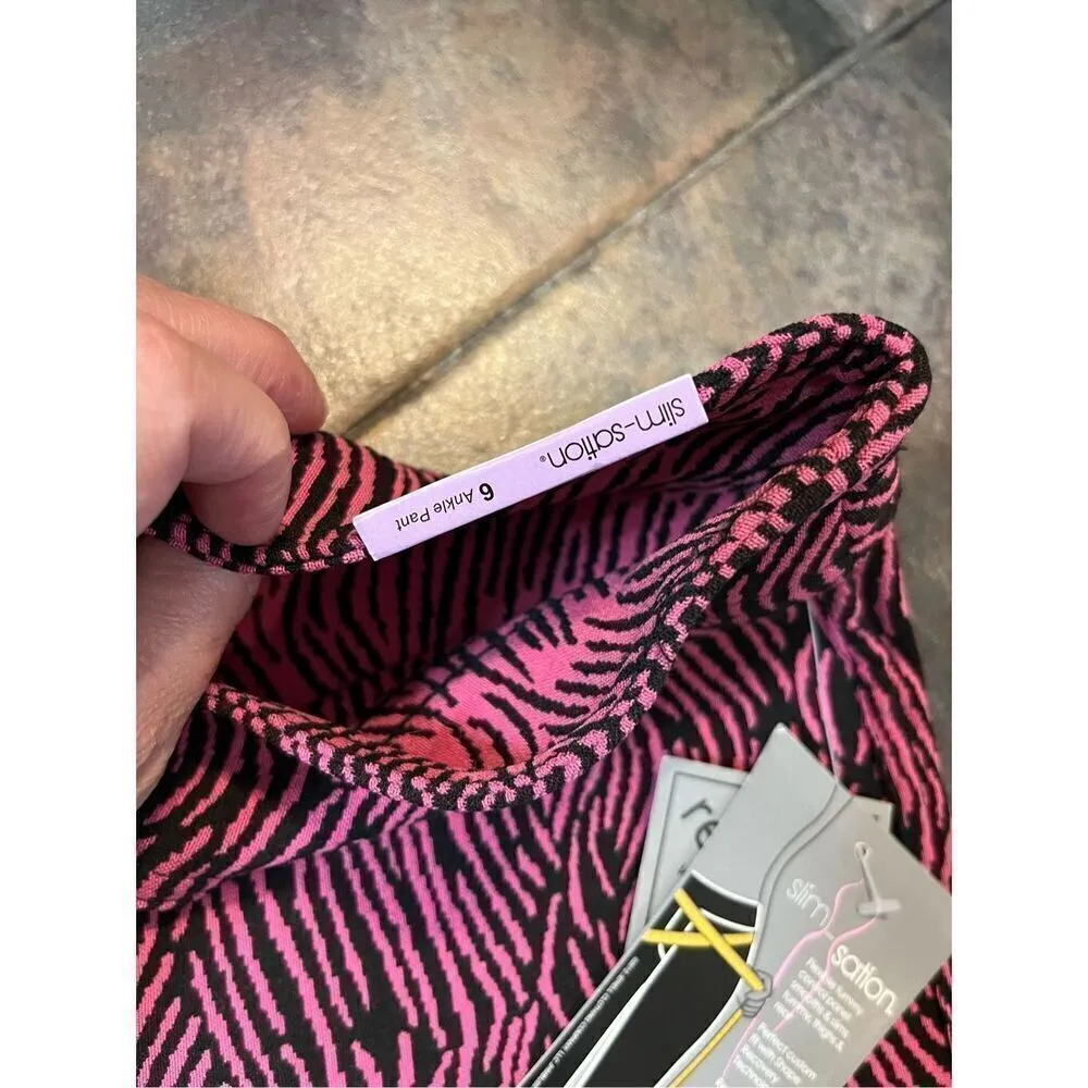 Multiples NWT Slim-sation by  Reversible Pull-on Ankle Pants 6 - Image 11