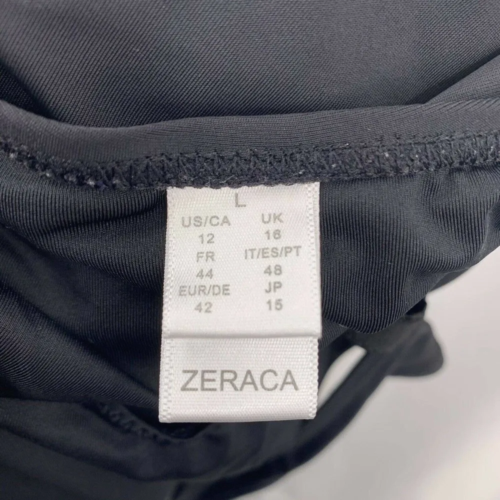 Zeraca Black Cutout Racerback Monokini One Piece - Image 5