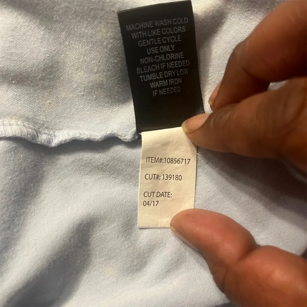 Torrid 4 Women's Wrap Skater Skirt Light Blue ‎ Mineral Wash Size 4x - Image 7