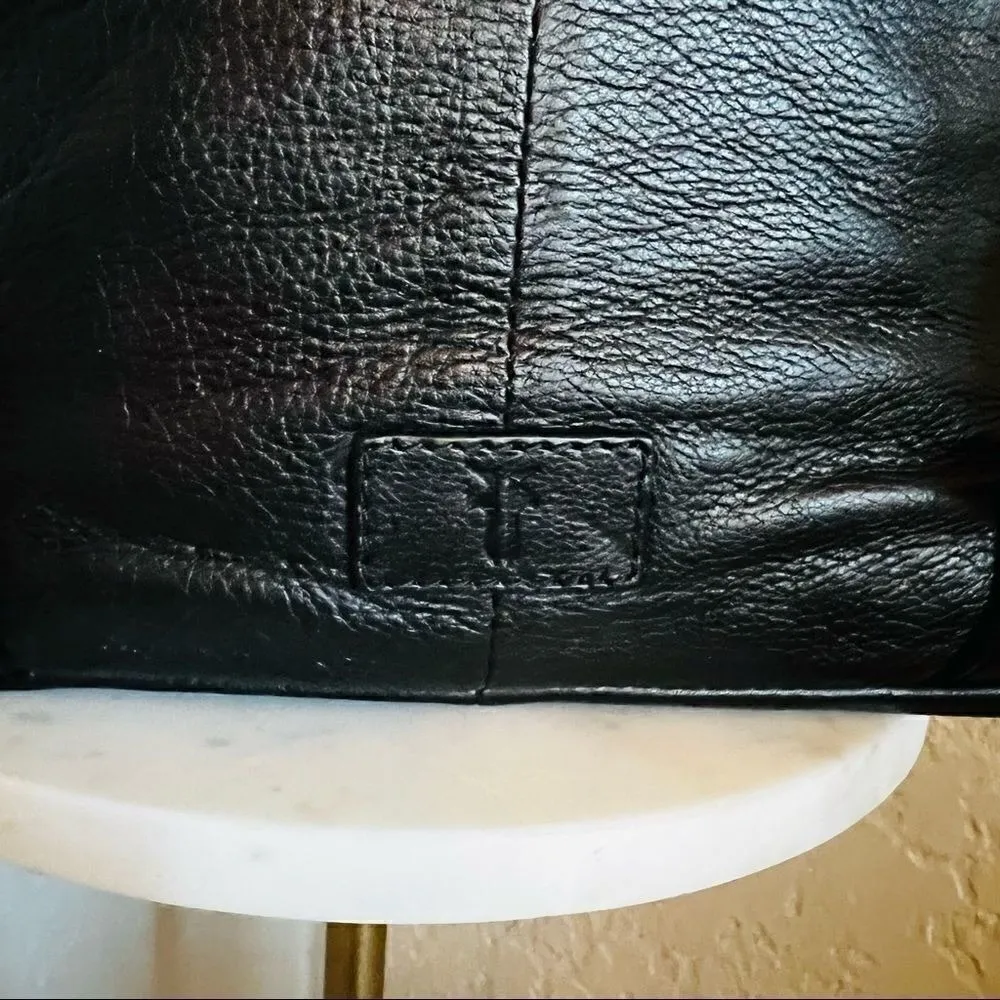 Frye Jade Studded Leather‎ Backpack, ADJUSTABLE Chain/Leather Strap, Black, NWT - Image 15