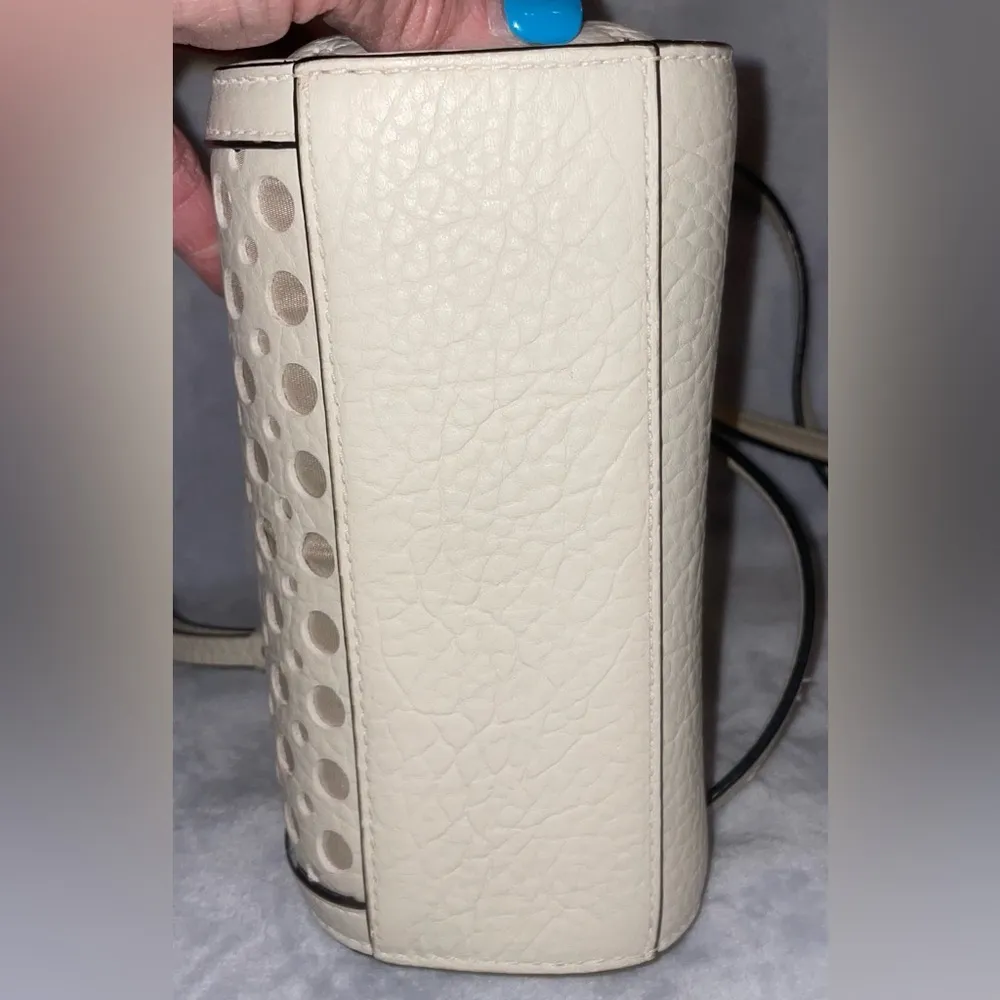 NWOT Cream Perri Lane Bubbles LooLoo Shoulder Bag/Crossbody Neutral - Image 8