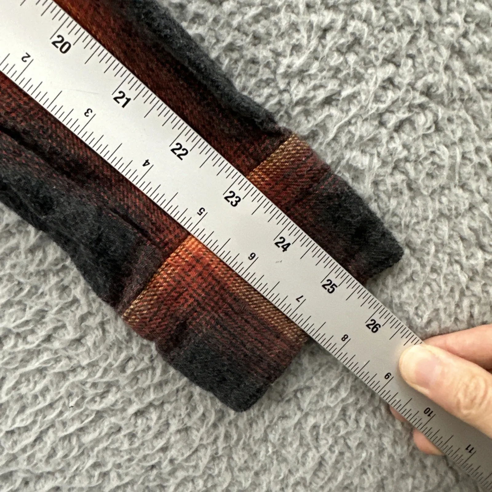 Old Navy The Boyfriend Shirt‎ Taylor Swift Evermore Flannel ASO Women's Small - Image 7