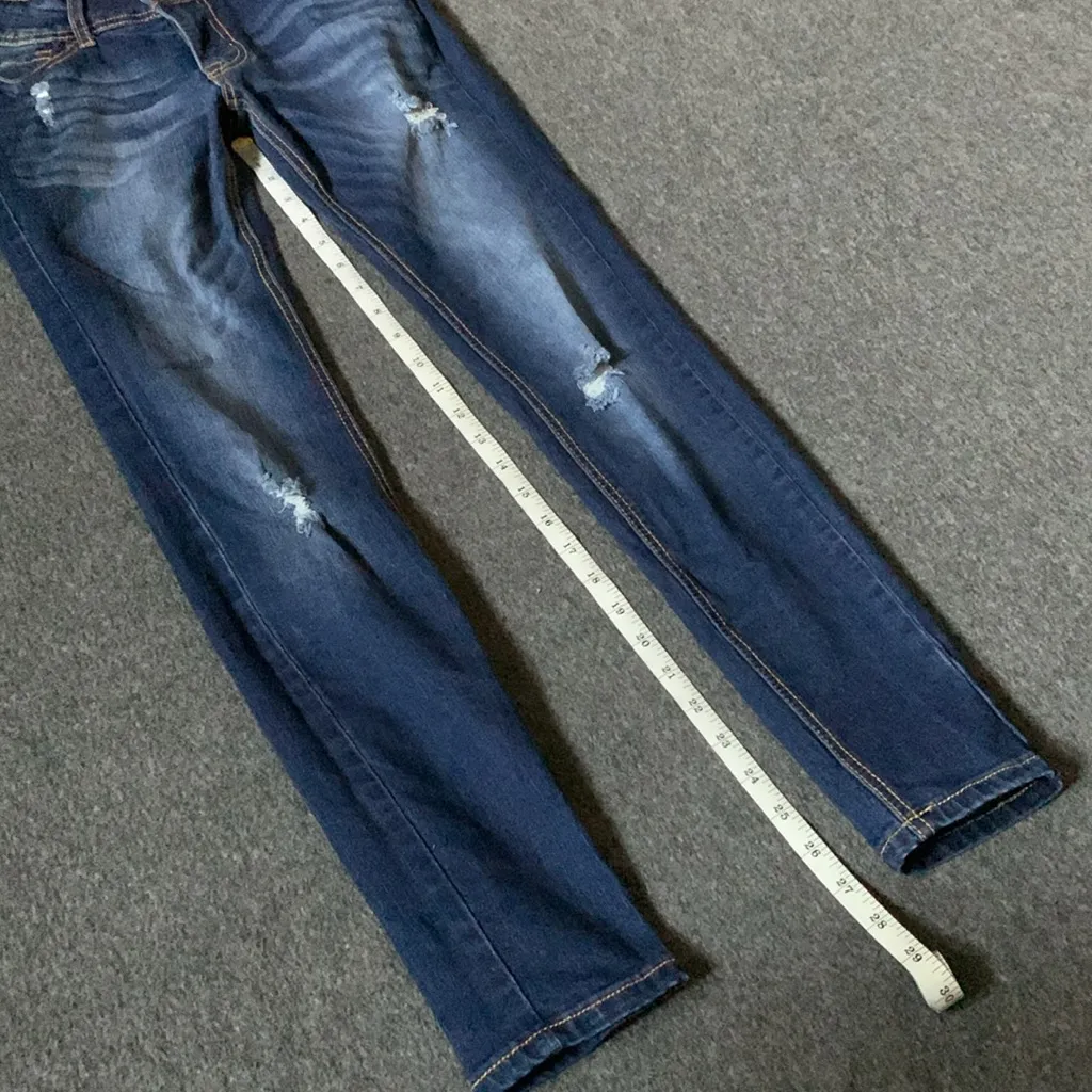 Dark Encore Light Ripped Style Skinny Jeans - Image 6