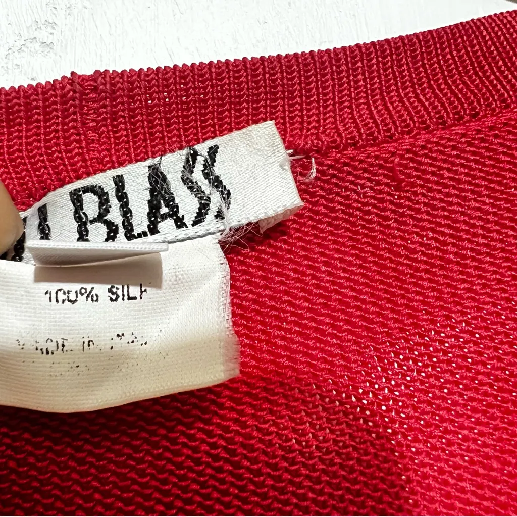 Bill Blass silk sweater Y2K vintage - Image 4
