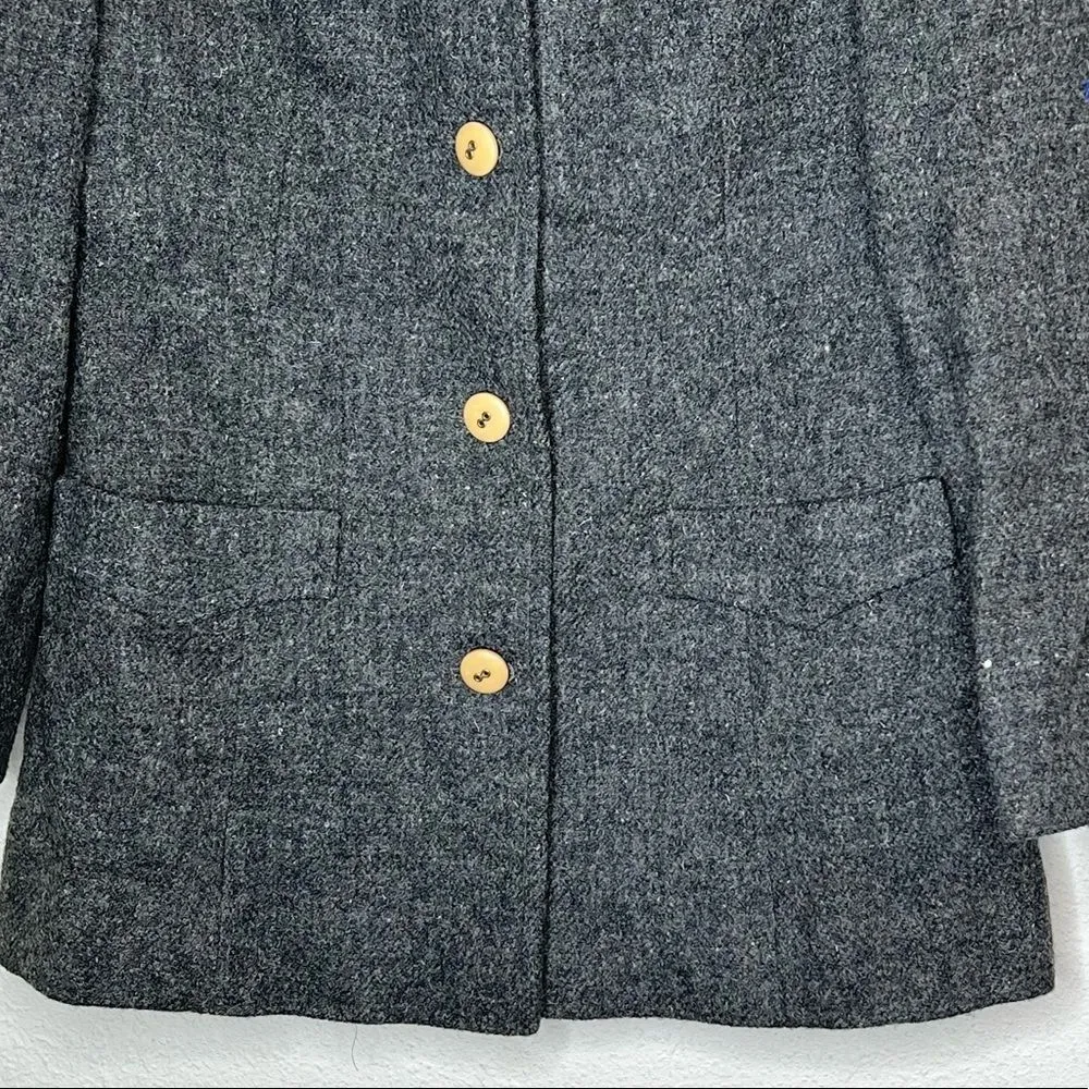 Vintage Pendleton Wool Coat‎ Gray Size undefined - Image 3