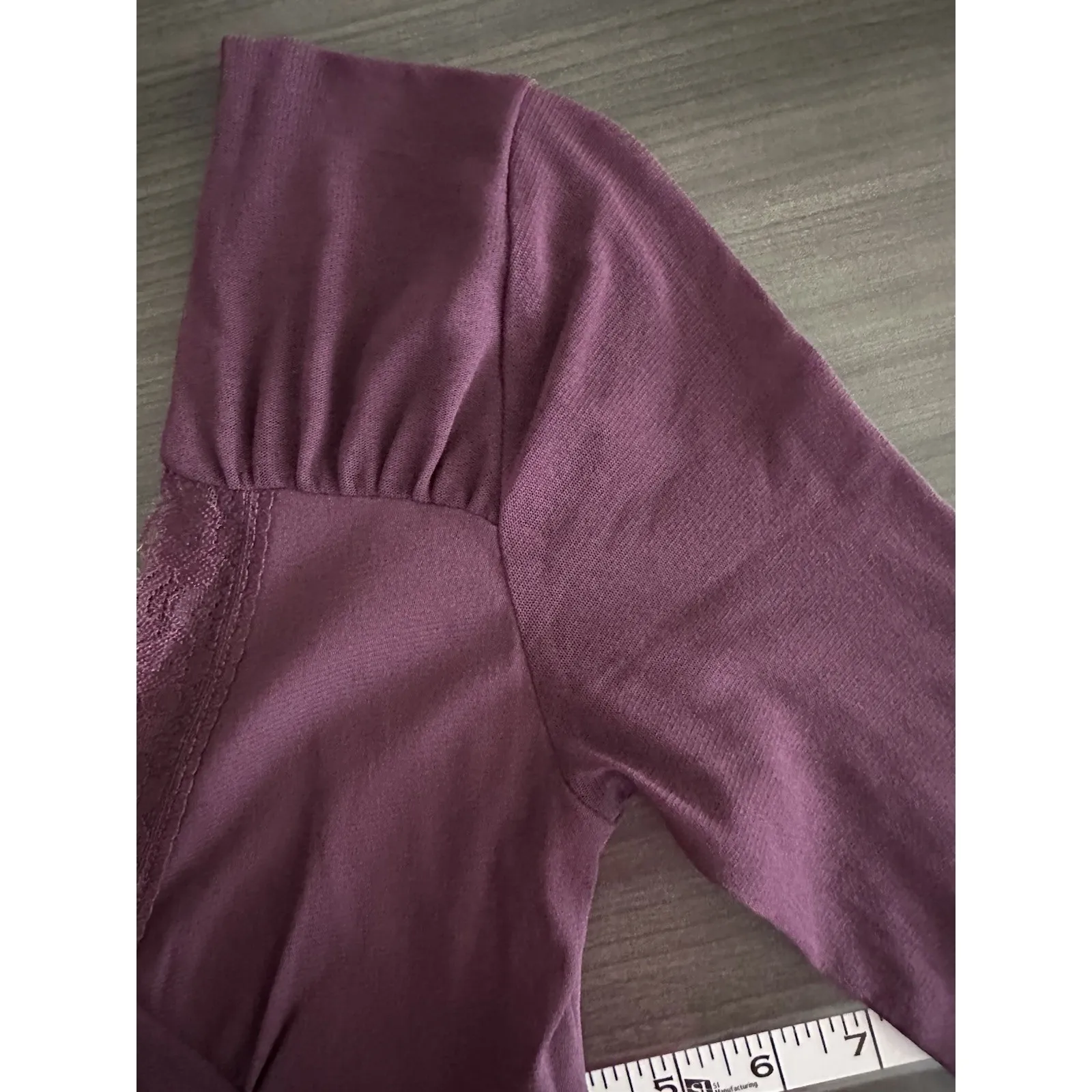 Motivi Womens Y2K Whimsigoth‎ Fairy Grunge Purple Babydoll Dress Small Regency Size 4 - Image 6