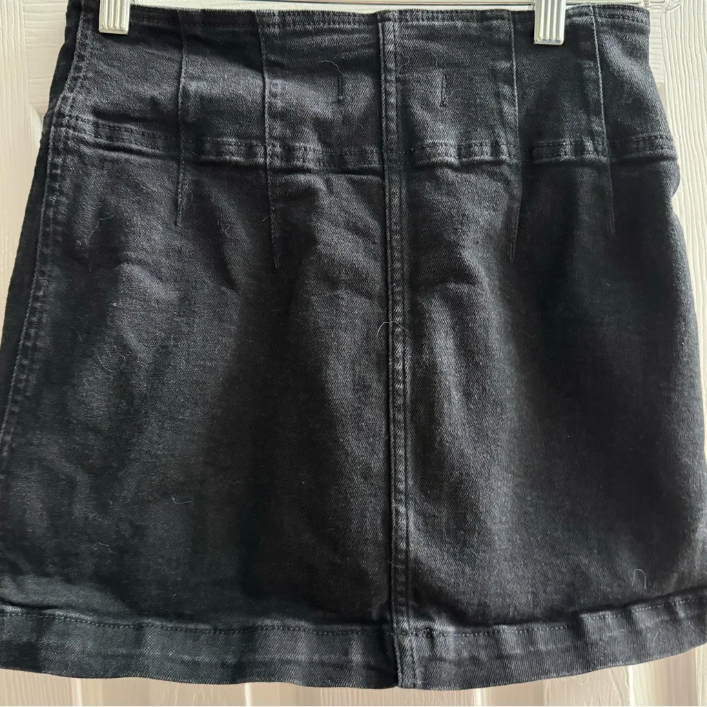 We The Free Virgo Black Mini Skirt with Zipper EU28 US 6 - Image 4