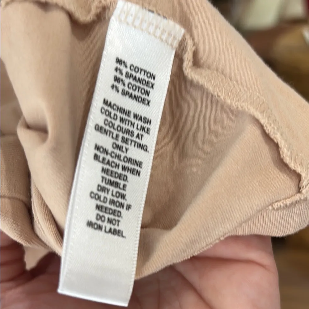 Saks 5th Avenue Tan Slip Dress - Image 3