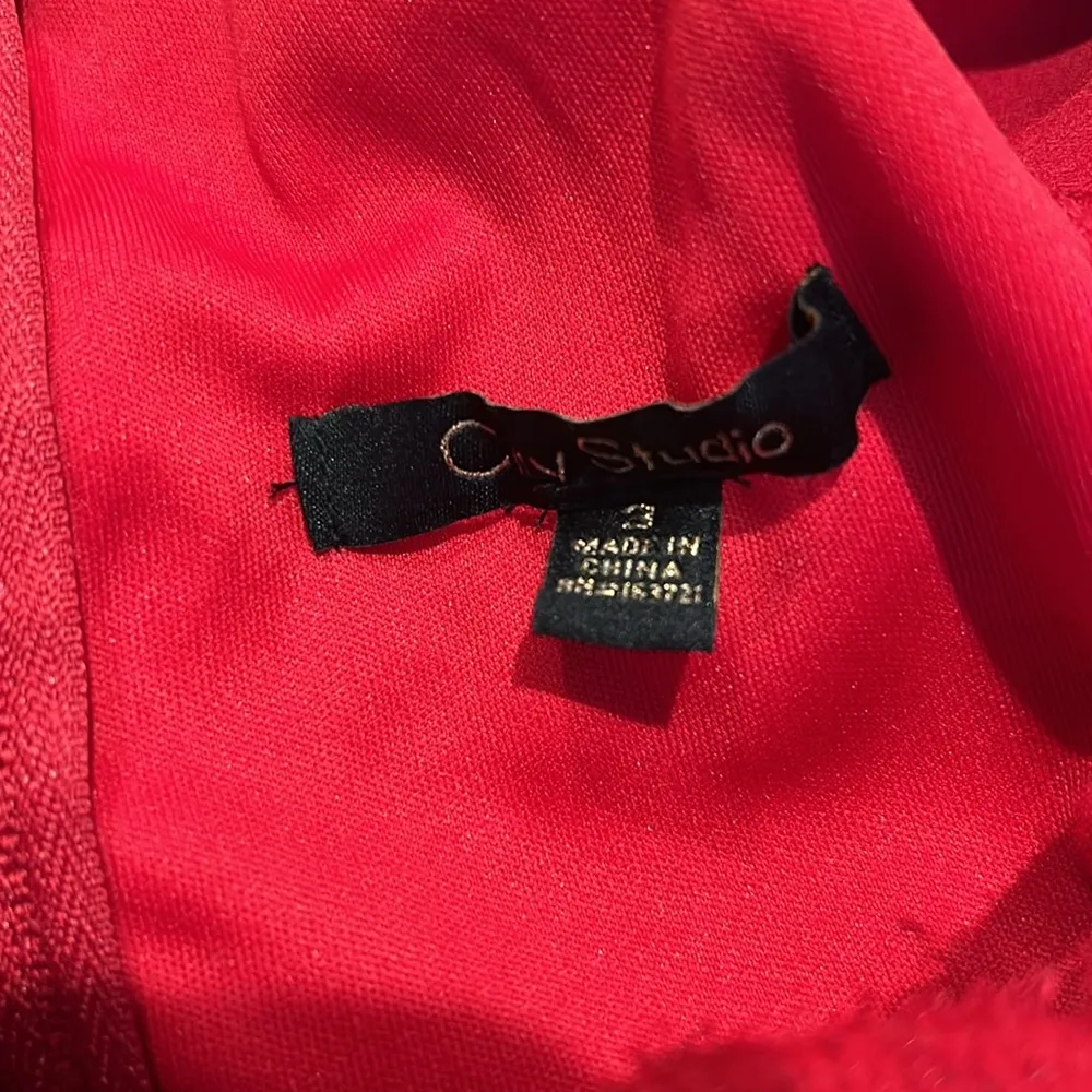 CITY STUDIO red formal mini dress Size undefined - Image 5