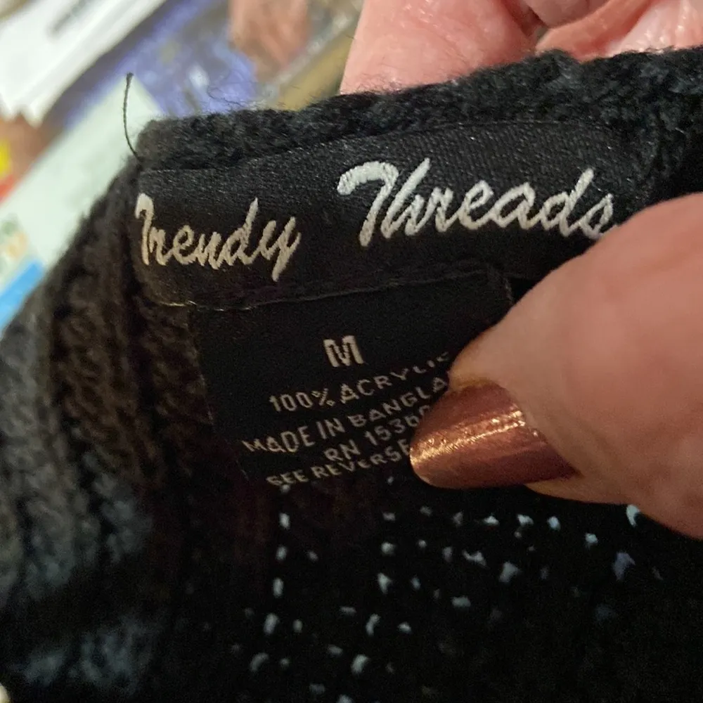 Trendy threads black knit dress Size M - Image 6