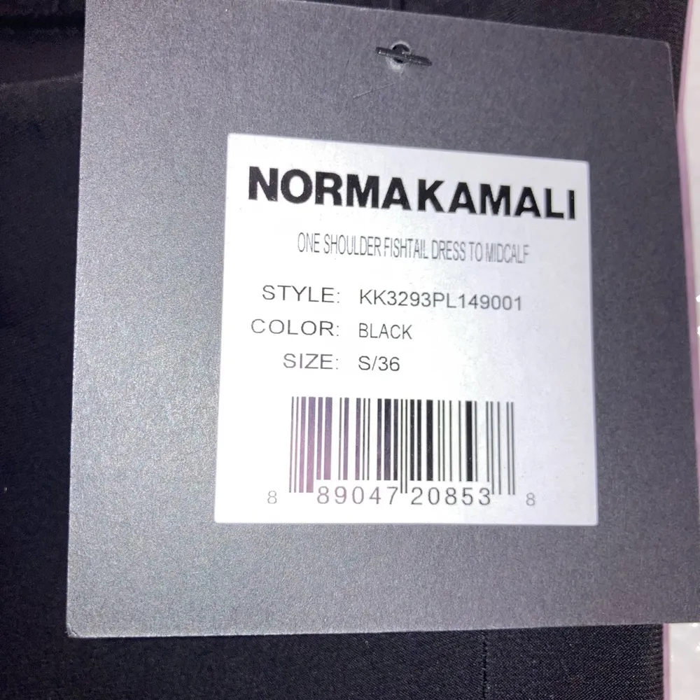 Norma Kamali One-Shoulder Fishtail Midi Dress - Image 5