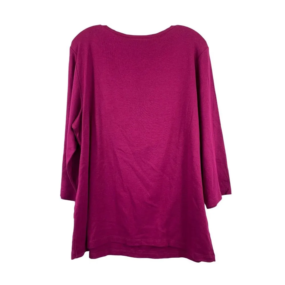 Karen Scott Women's Passion Flower Top - Image 2