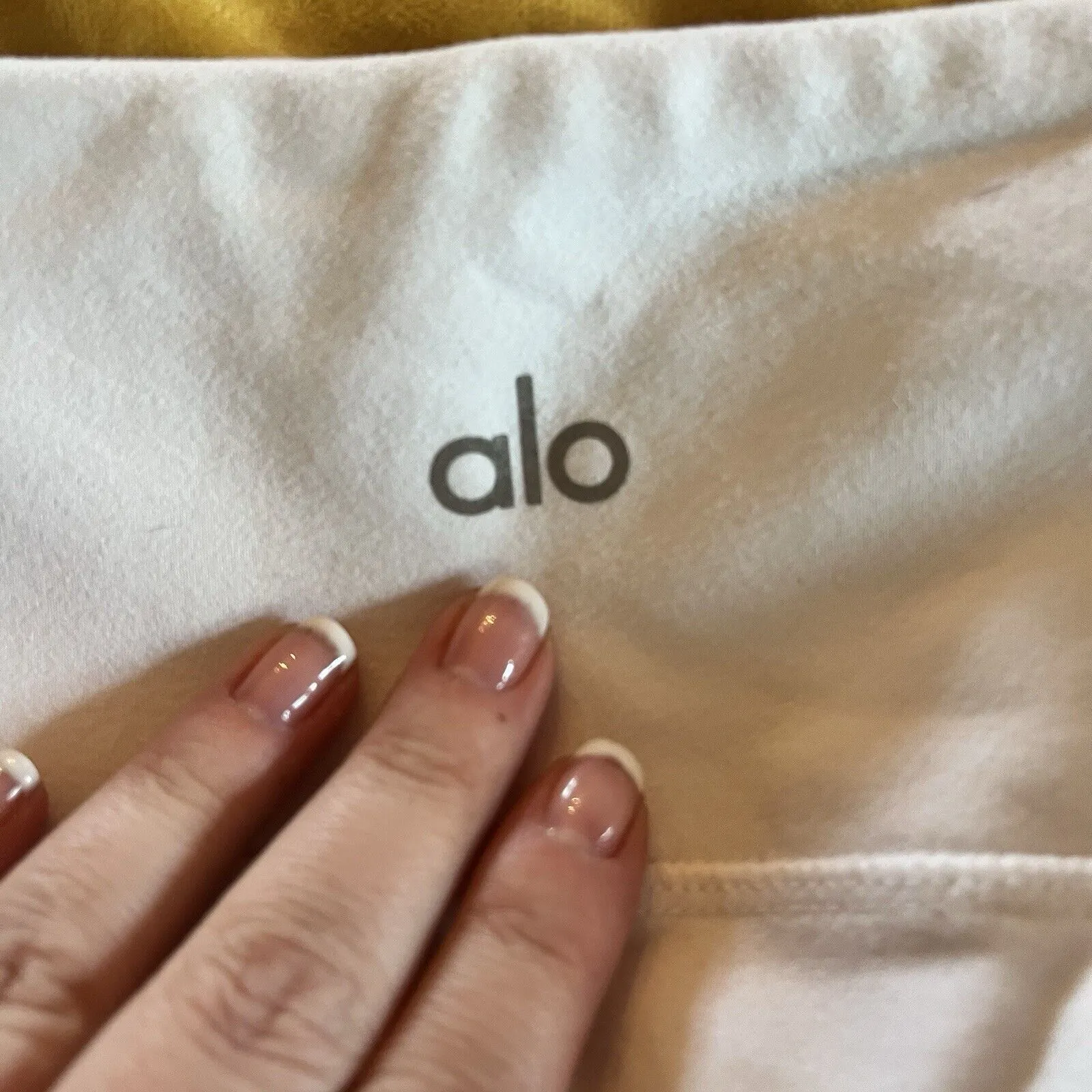 Alo white leggings size Small full length Moto Style And Details - Image 12