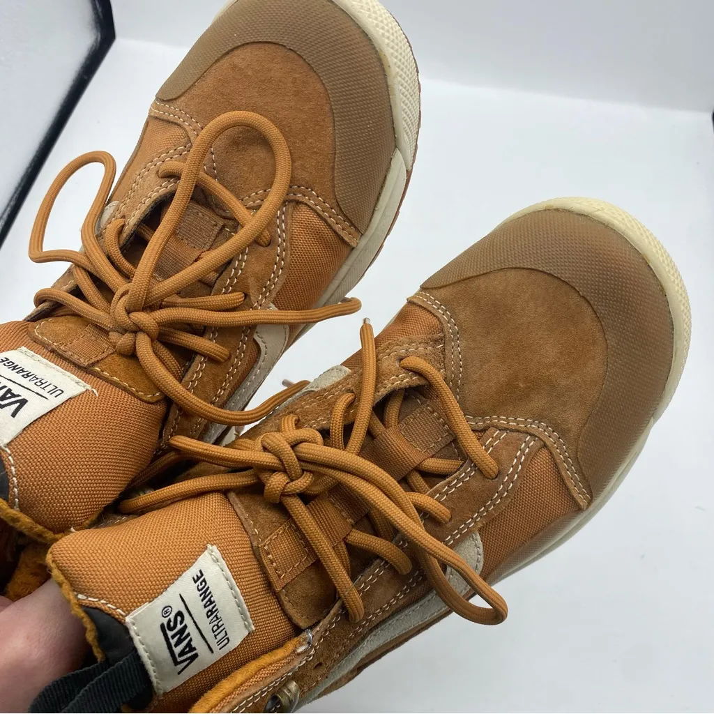 Vans UltraRange EXO Hi MTE shoes in Pumpkin Spice sneakers boots women 9 men 7.5 - Image 5
