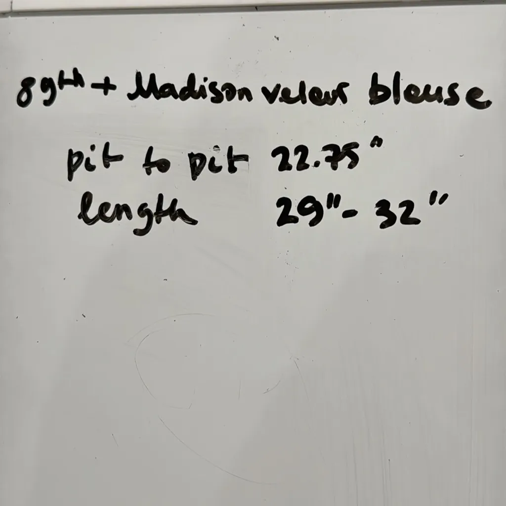 89th & Madison Women’s Collared Button Down Crushed Velvet Shirt in Iron size M Brown Size M - Image 12