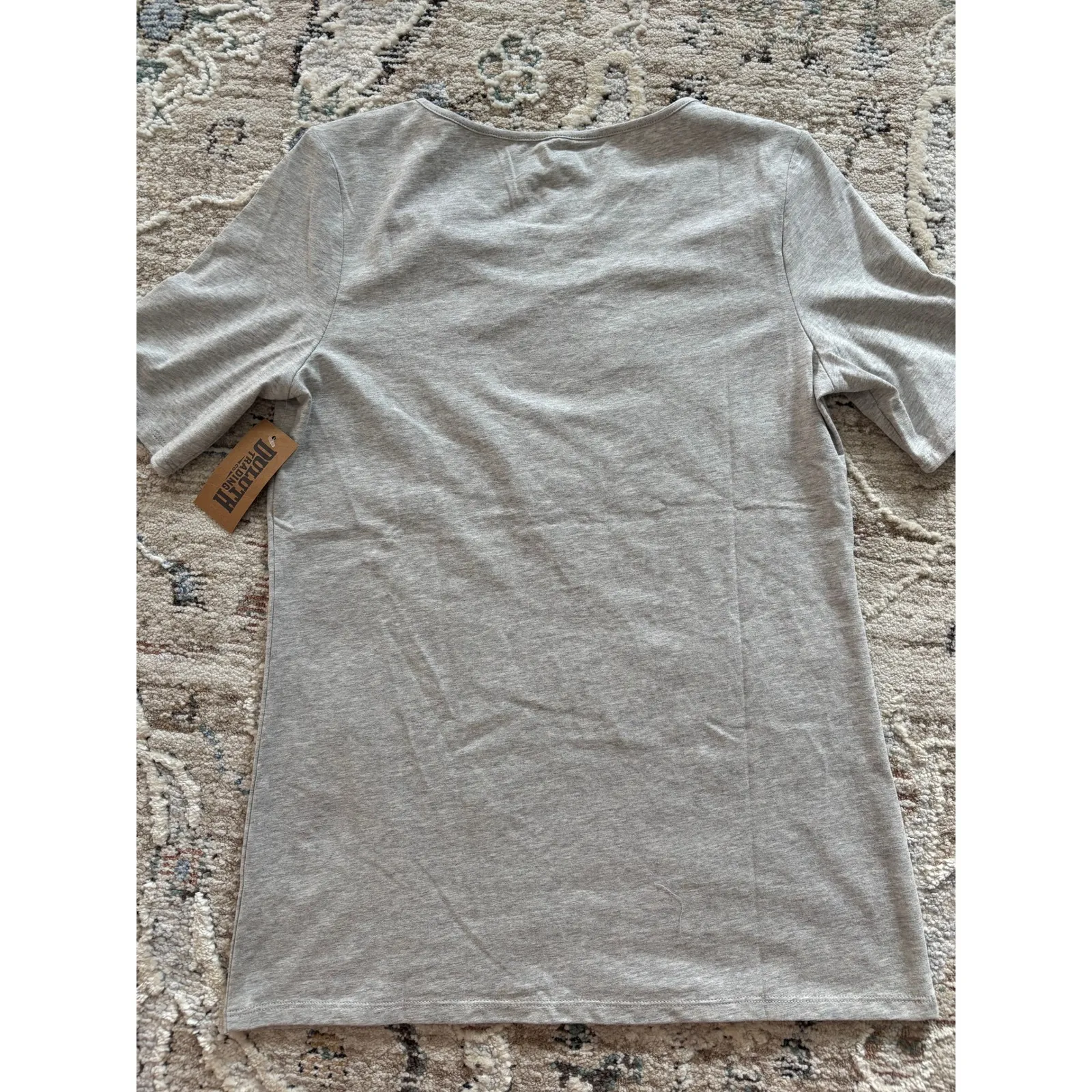 Duluth Trading‎ Co Womens Size M Short Sleeve Scoopneck Cotton T - Image 2