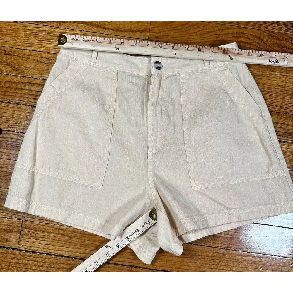 Universal Threads Universal Thread Women's High-Rise Utility Shorts Orange‎ Size 8 - Image 3