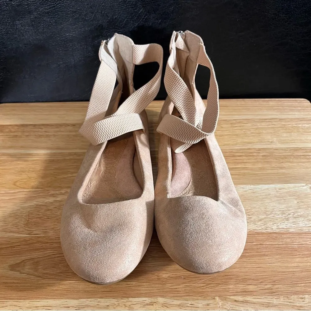 Boc Tan/Pink‎ Shimmer Flats Size 9 Pink - Image 3
