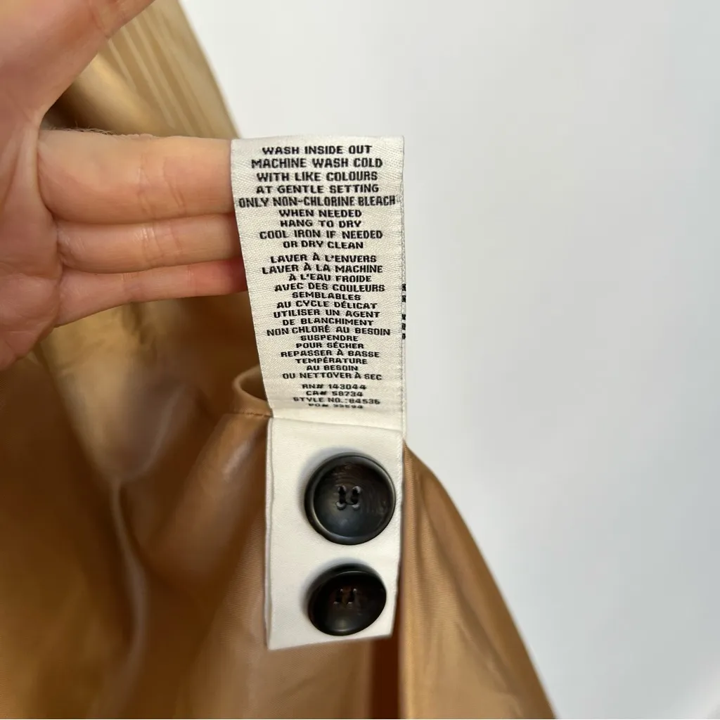 Bagatelle Tan Pinstripe trench coat - Image 8