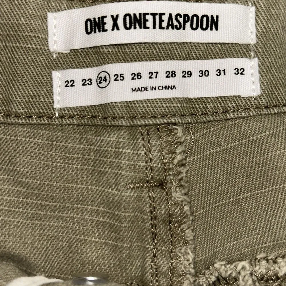 One Teaspoon Green Relaxed Pants(Size 24) - Image 10