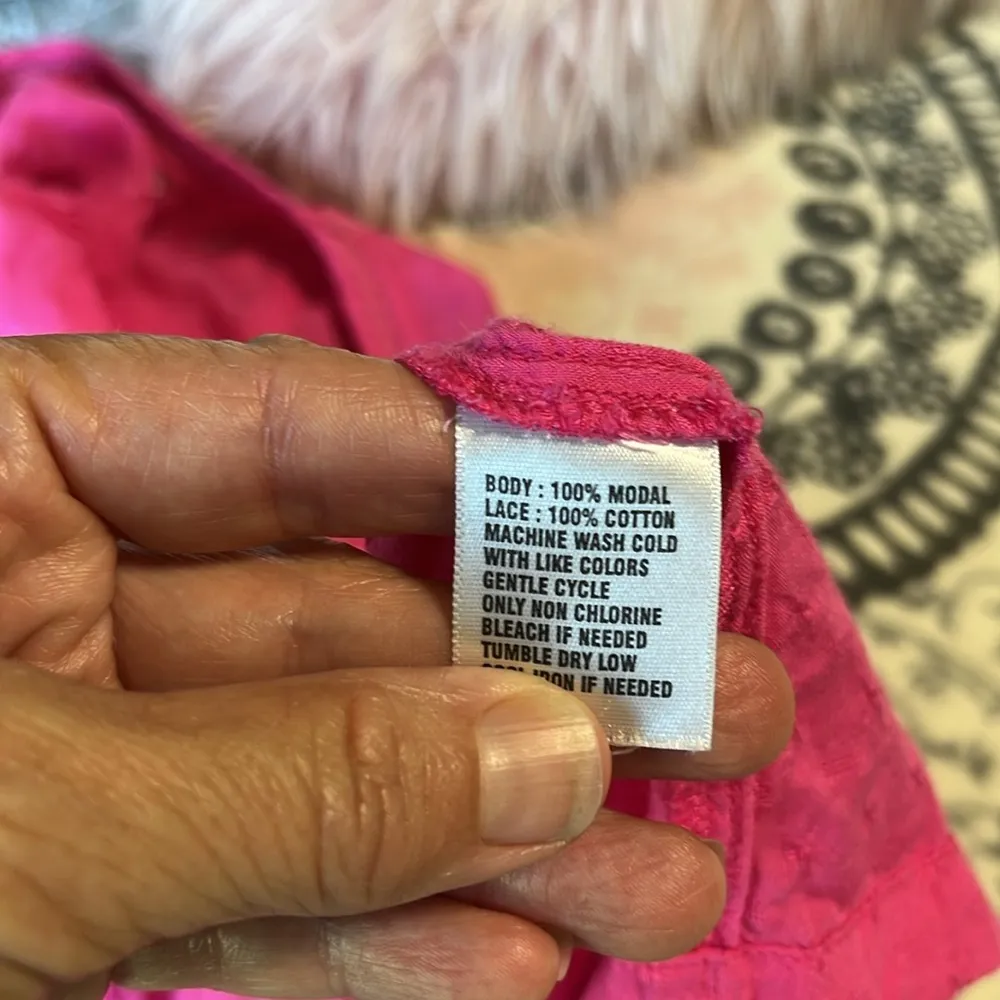 Pink Eyelet Beachy Flowy Top - Image 8