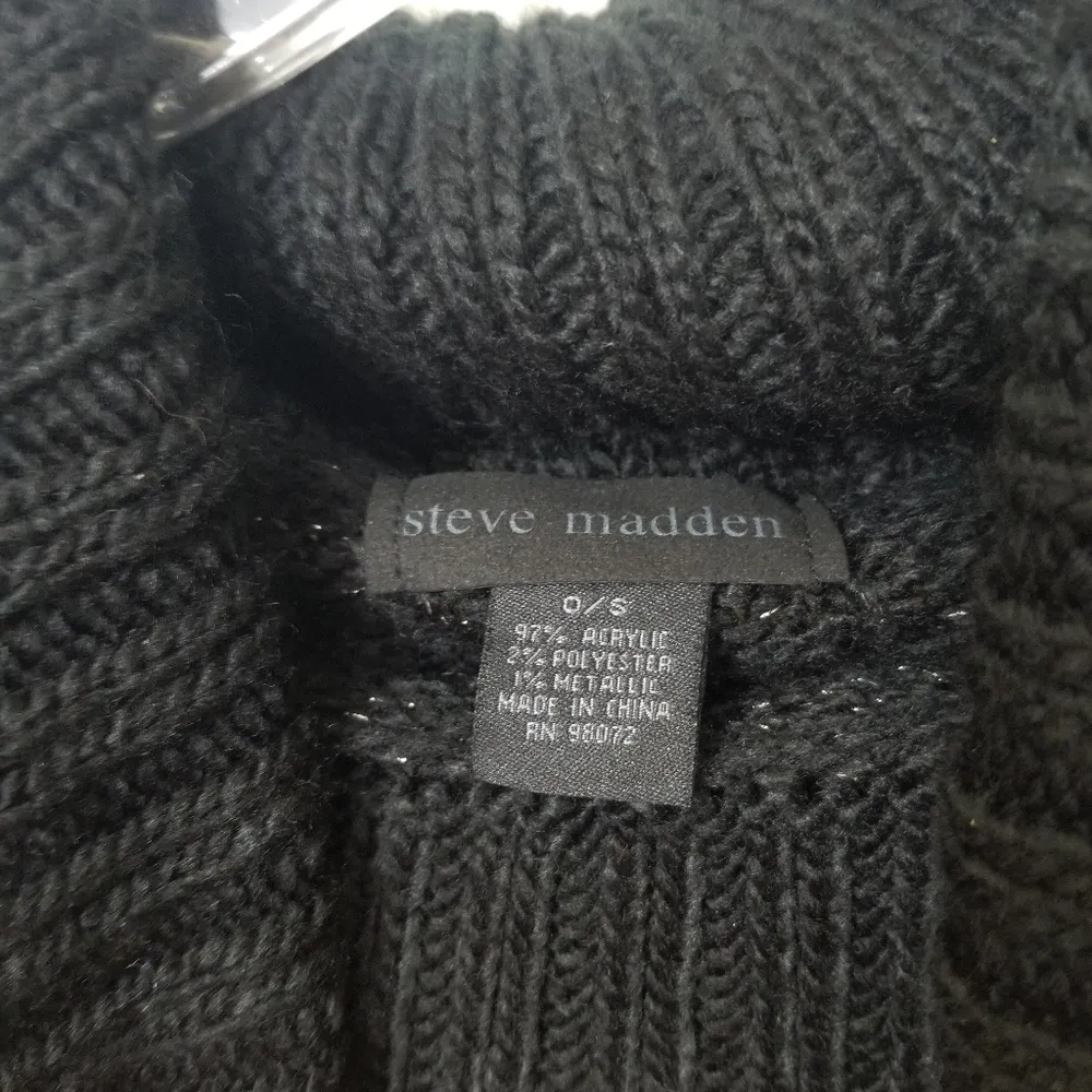 Steve Madden Knit Poncho - Image 2