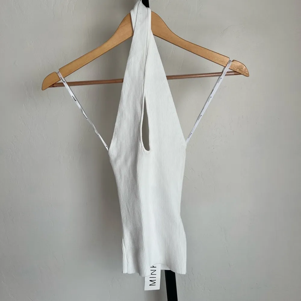 MINKPINK Maitland White Knit Top XS - Image 3
