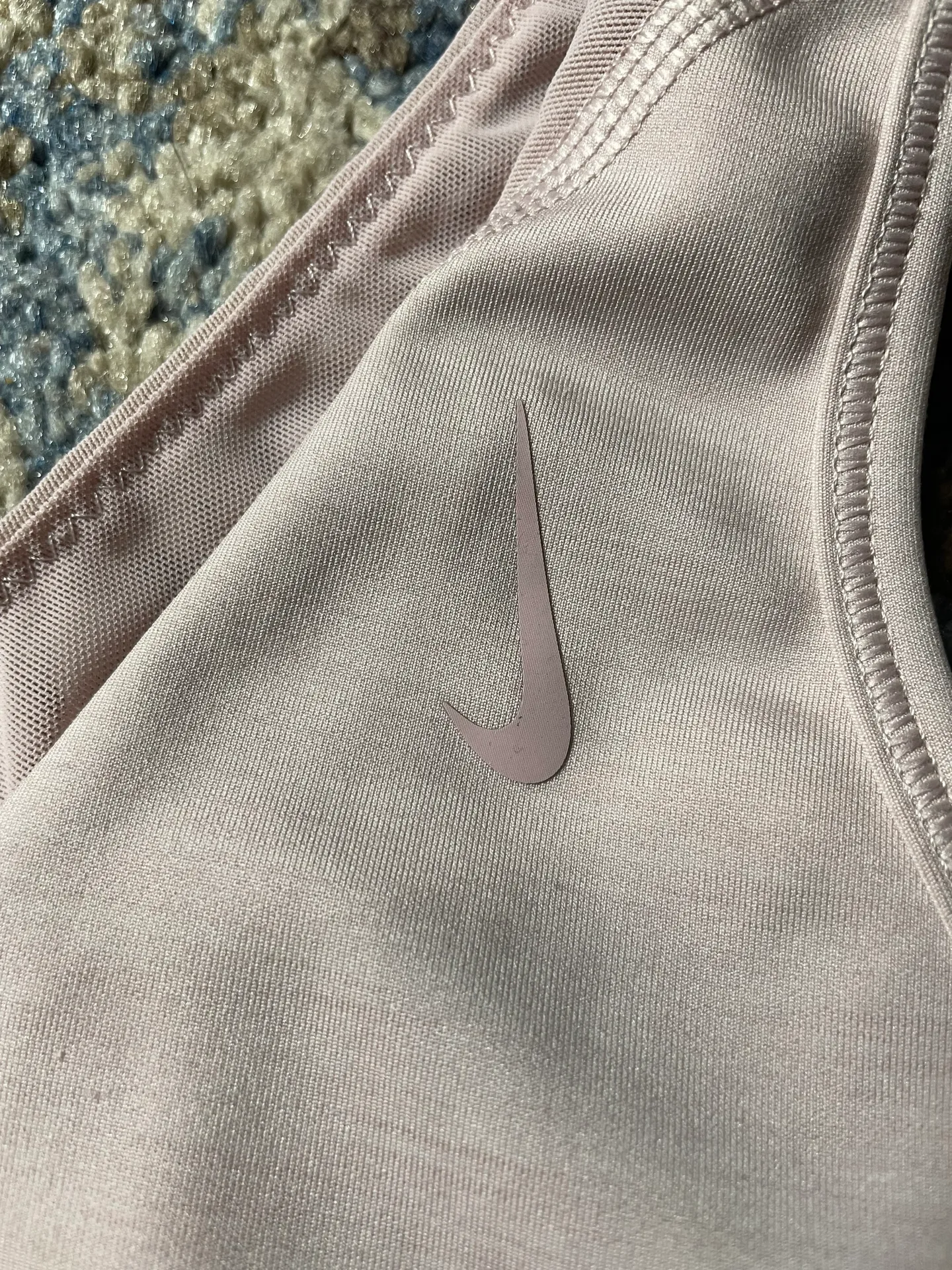 Nike Light Pink Sports Bra - Image 2