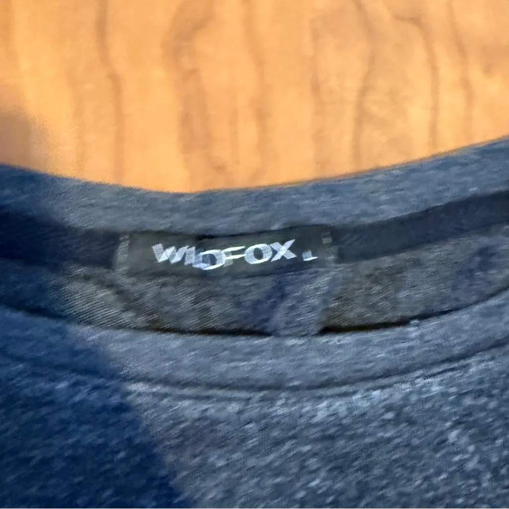 WILDFOX Jumper Pullover Crewneck Sweater Grey Dance All Day Large - Image 3